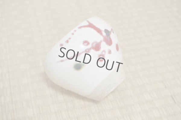 Photo10: Shigaraki pottery Japanese matcha tea bowl chawan ippuku red akae