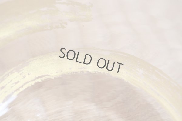 Photo7: glass Japanese tea ceremony matcha chawan bowl gold hakeme