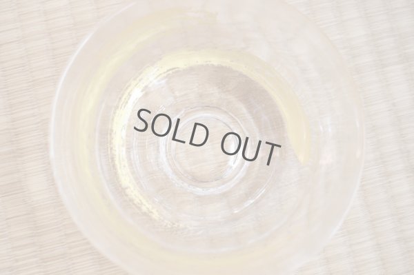 Photo6: glass Japanese tea ceremony matcha chawan bowl gold hakeme