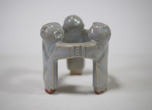 Photo4: Hagi Senryuzan climbing kiln Japanese pottery Futaoki tea ceremony sanga doll