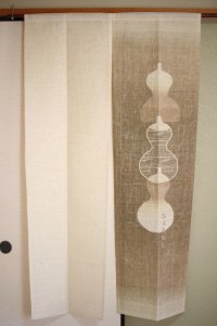 Noren MS Japanese door curtain Marimo gourd hyotan 85 x 150cm