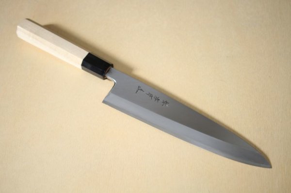 Photo1: SAKAI TAKAYUKI Chef Ginsan Japanese knife Silver-3 steel Mioroshi Deba knife