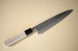 Photo8: SAKAI TAKAYUKI Chef Ginsan Japanese knife Silver-3 steel Mioroshi Deba knife (8)