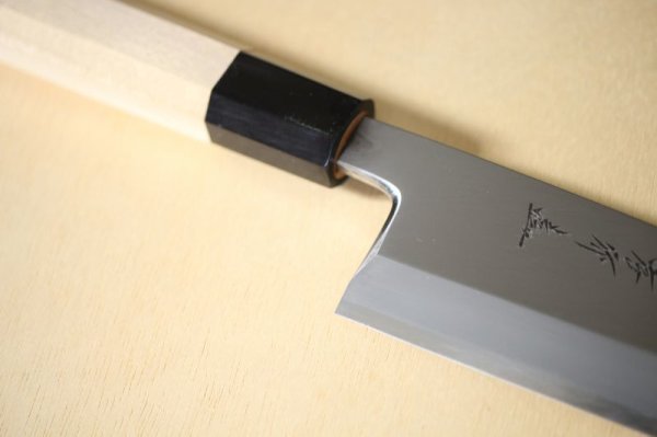 Photo2: SAKAI TAKAYUKI Chef Ginsan Japanese knife Silver-3 steel Mioroshi Deba knife