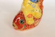 Photo5: Japanese Lucky Cat Kutani yaki ware Porcelain Maneki Neko Kinsai Yellow mori