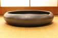 Photo8: Ikebana Suiban Vase Shigaraki Japanese pottery Round dimple D 30cm