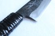 Photo8: Shokei Funaki Kurouchi white 2 steel Lacquer wisteria string cord handle Chef Gyuto 178mm