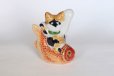 Photo9: Japanese Lucky Cat Kutani Porcelain Maneki Neko porgy Tai nori kenaga H15.5cm