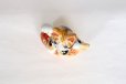 Photo2: Japanese Lucky Cat Kutani Porcelain Maneki Neko porgy Tai nori kenaga H15.5cm (2)