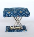 Photo5: kneel chair portable tea ceremony Adjustable Height Dutch blue