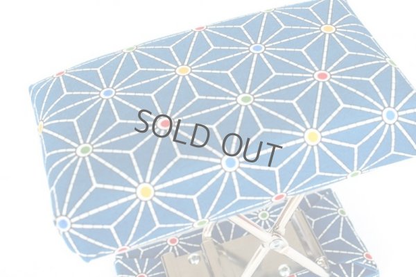 Photo4: kneel chair portable tea ceremony Adjustable Height Dutch blue