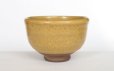 Photo2: Tokoname Japanese tea ceremony bowl YT Masaya yellow glaze pottery chawan (2)
