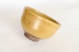 Photo5: Tokoname Japanese tea ceremony bowl YT Masaya yellow glaze pottery chawan