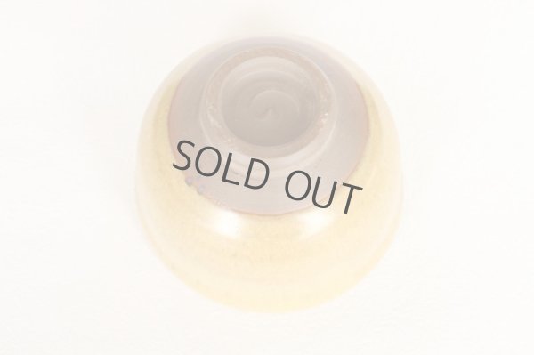 Photo7: Tokoname Japanese tea ceremony bowl YT Masaya yellow glaze pottery chawan