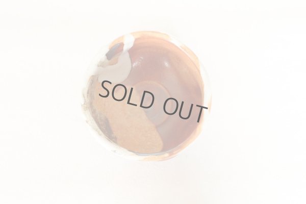 Photo4: Mino ware pottery Japanese tea ceremony bowl Matcha chawan kakewake akashino