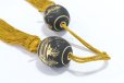 Photo6: Weight for Japanese hanging scroll FUCHIN stone Kutani porcelain gold sansui