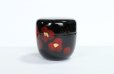 Photo7: Tea Caddy Japanese Natsume Echizen Urushi lacquer Matcha container flower black