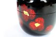 Photo3: Tea Caddy Japanese Natsume Echizen Urushi lacquer Matcha container flower black