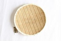 Japanese bamboo strainer basket zaru bowl round Hand crafted any size