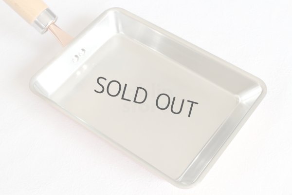 Photo9: Japanese copper rolled egg making pan Tanabe wooden handle 12 x 15 cm