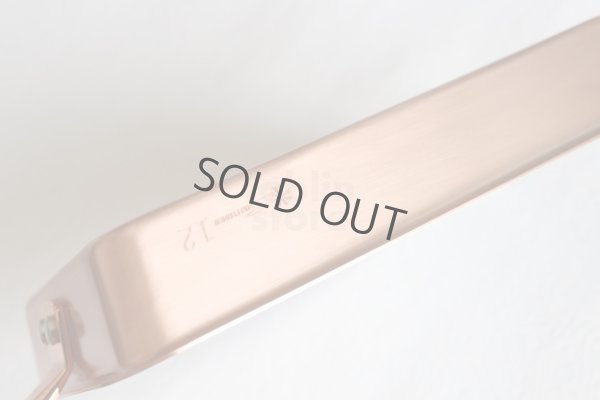 Photo5: Japanese copper rolled egg making pan Tanabe wooden handle 12 x 15 cm