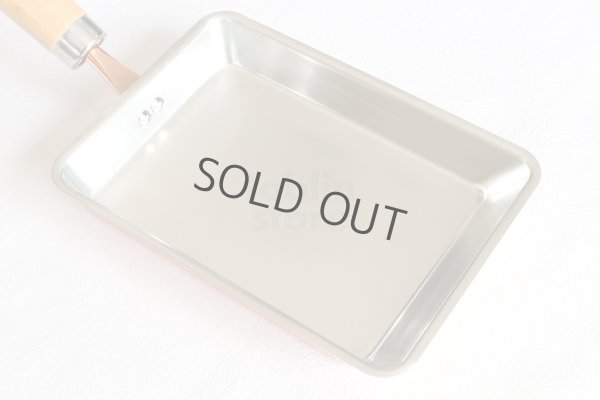 Photo3: Japanese copper rolled egg making pan Tanabe wooden handle 12 x 15 cm