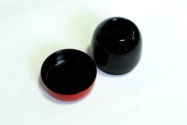 Photo6: Tea Caddy Japanese Natsume Echizen Urushi lacquer Matcha container Gold Mt. Fuji