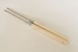 Photo2: Japanese moribashi chopsticks short type staineless wooden handle 11cm (2)