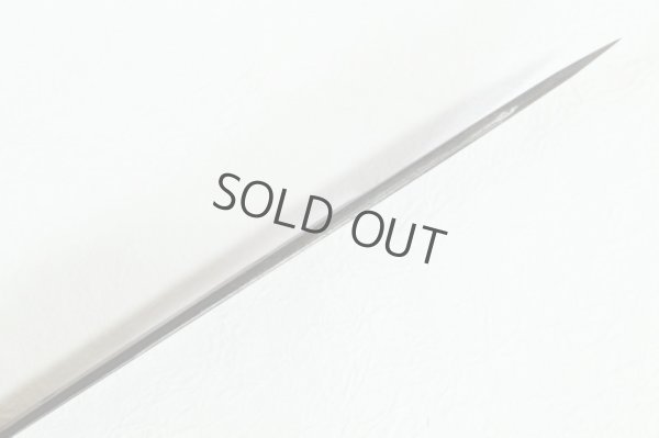 Photo4: Shokei blank blade Custom knife Making Kurouchi white 2 steel Tanto Fixed Blade Knife 78mm