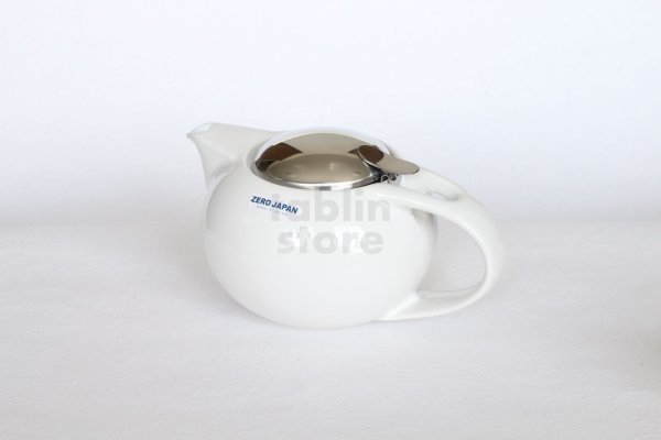 Photo8: Japanese ceramics tea pot ZEROJAPAN Saturn white 520ml M