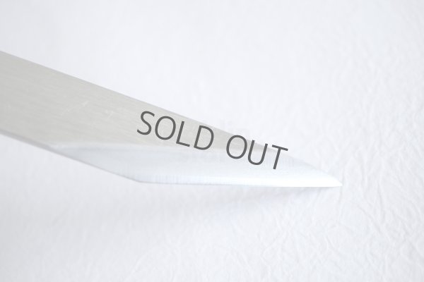 Photo4: Ibuki Kiridashi knife Japanese kogatana Woodworking Kasumi aogami Blue 2 steel BW18mm