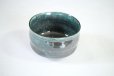 Photo2: Mino ware pottery Japanese tea ceremony bowl Matcha chawan honte ao blue miyabi (2)