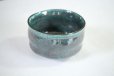 Photo5: Mino ware pottery Japanese tea ceremony bowl Matcha chawan honte ao blue miyabi