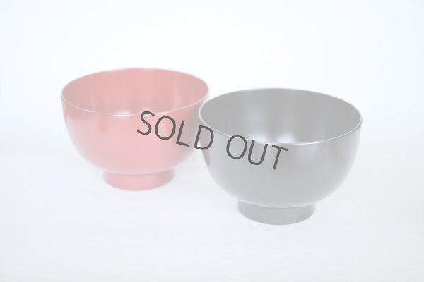 Photo6: Japanese Echizen Urushi lacquer soup bowl wan meotodonburi D13cm set of 2