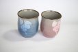 Photo4: Kutani Porcelain Japanese tea cups yon ginsai sanchabana (set of 2)