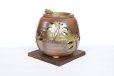 Photo10: Tokoname YT Japanese green tea aroma Incense Burner Sekiryu br dragonfly H11cm