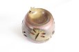 Photo3: Tokoname YT Japanese green tea aroma Incense Burner Sekiryu br dragonfly H11cm