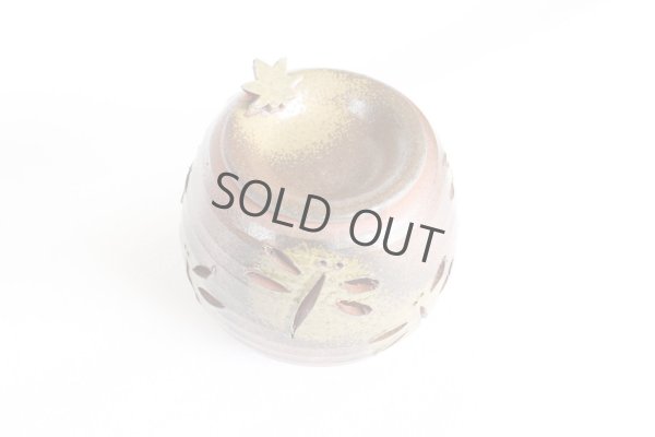 Photo3: Tokoname YT Japanese green tea aroma Incense Burner Sekiryu br dragonfly H11cm