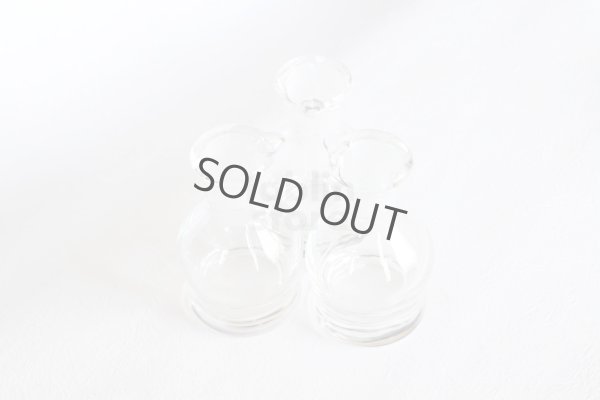 Photo3: Japanese Soy Sauce Dispenser Bottle Hirota glass classic 100ml