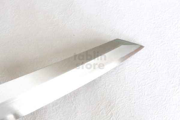 Photo2: SAKAI TAKAYUKI Ginsan Yasuki silver-3 steel Kasumi Ebony wood Kiritsuke Sashimi knife 270mm