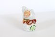 Photo9: Japanese Lucky Cat Kutani yaki ware Porcelain Maneki Neko nigo siro sakari pair