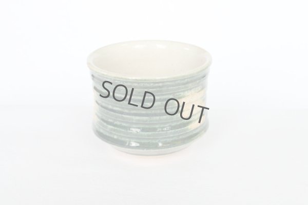 Photo11: Mino ware tea bowl Oribe Kezuri chawan Matcha Green Tea Japan