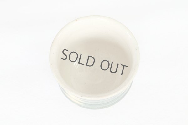 Photo9: Mino ware tea bowl Oribe Kezuri chawan Matcha Green Tea Japan