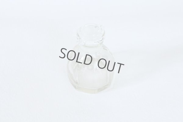 Photo7: Japanese Soy Sauce Dispenser Bottle Hirota glass octagonal amber 50ml