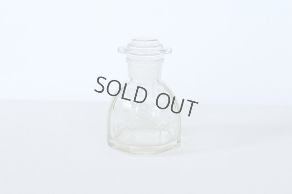 Photo3: Japanese Soy Sauce Dispenser Bottle Hirota glass octagonal amber 50ml