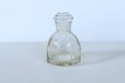 Photo2: Japanese Soy Sauce Dispenser Bottle Hirota glass octagonal amber 50ml (2)