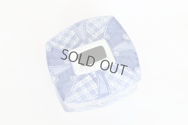 Photo5: Kutani porcelain flower vase single sometsuke shonzui blue H9.5cm