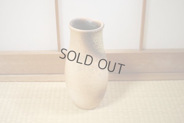 Photo5: Shigaraki Japanese pottery Vase tsuchi kinkamiyabi H 26cm