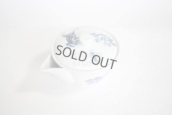 Photo9: Banko Japanese tea pot kyusu hohin ceramic tea strainer Chojyu Sumo 120ml