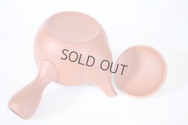 Photo7: Tokoname tea pot kyusu Jinsui Kiwami shudei red amimaru 370ml